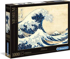 Clementoni 39378 Hokusai - La Grande Vague - Puzzle 1000 pièces, Collection Musée, Jeu d'adresse pour toute la famille, Jeu d'étirements colorés, Puzzle pour adultes à partir de 14 ans Puzzle Naty Shop Titre par défaut