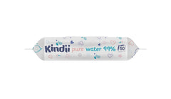 Kindii Lingettes humides pour bébés et enfants - Allantoïne - Sans parfum - Testé dermatologiquement - Pour peaux sensibles Lingettes humides pour bébé Naty Shop