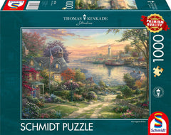 Schmidt Spiele 58785 Thomas Kinkade, port de la Nouvelle-Angleterre, puzzle 1000 pièces, coloré Puzzle Naty Shop Titre par défaut