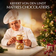 Chocolat Lindt | Coffret de pralines de Noël | 200g Assortiment de pralines de Noël enrobées du meilleur chocolat au lait | Cadeau chocolaté pour Noël