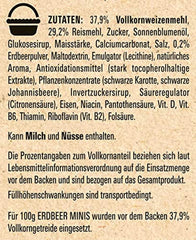 NESTLE Strawberry Minis, céréales au goût de fraise et farine complète, coffret 7 x 375 grammes Céréales Naty Shop