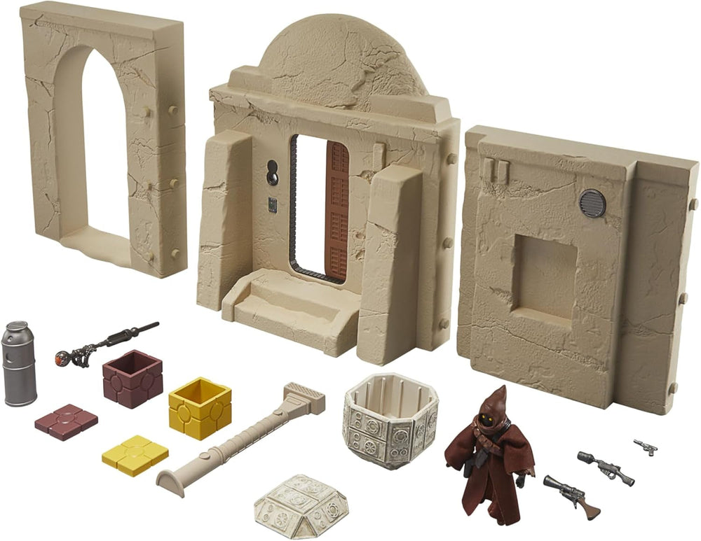 Star Wars Les Rues de Mos Eisley Collection Vintage Star Wars : Un nouvel espoir Ensemble de figurines d'action (échelle de figurine 9,5 cm) Figurines d'action Naty Shop Titre par défaut