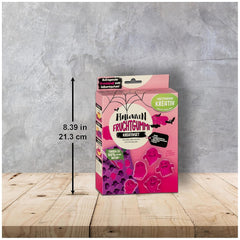 HEITMANN KREATIV - Ensemble créatif de chewing-gum aux fruits d'Halloween - Colorants en poudre à base de plantes - Rose - Chewing-gums aux fruits en forme de fantôme DIY avec saveur de framboise