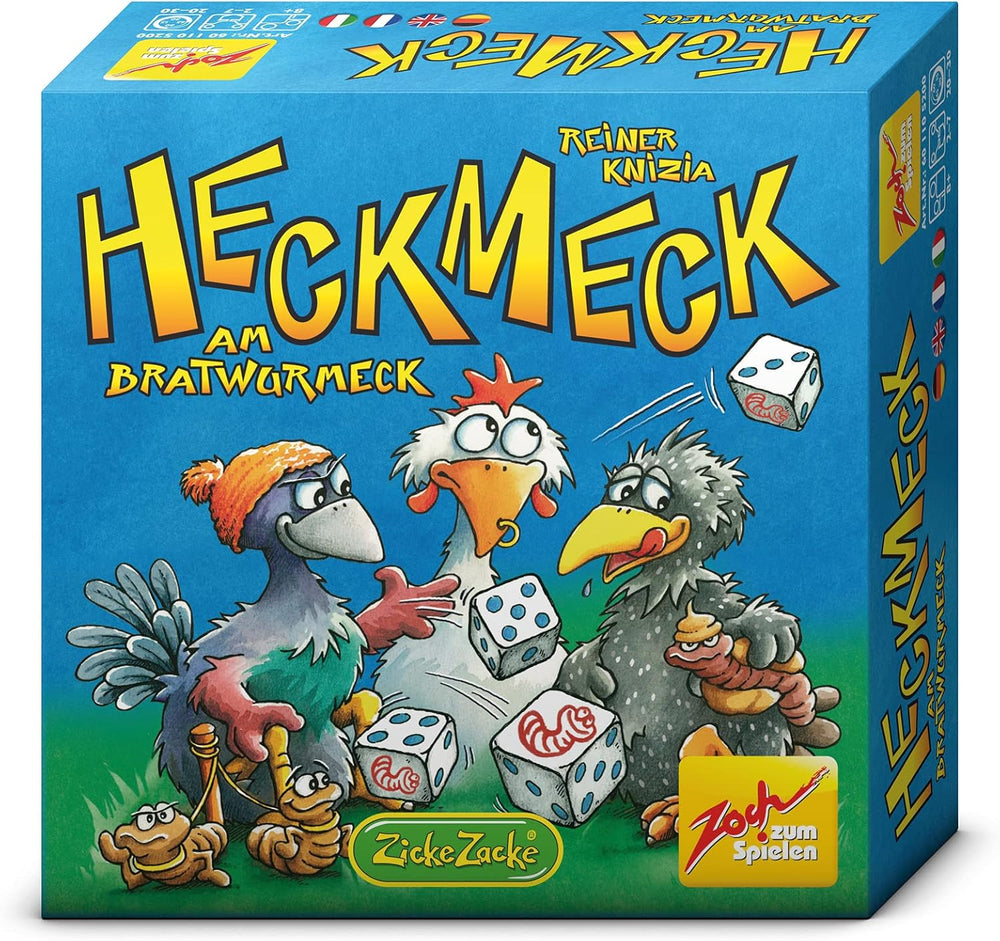 Zoch 601125200 – Heckmeck am Bratwurmeck – le jeu de dés turbulent dans le cadre de poulet populaire pour les oiseaux intelligents qui ont senti le ver bratwurmeck, à partir de 8 ans