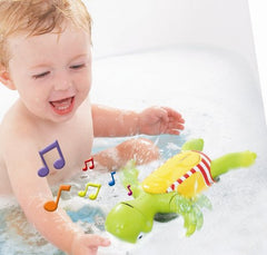 TOMY Jouet aquatique pour enfants "Plantschi la tortue chantante" jouet multicolore de haute qualité pour enfants avec musique, allie jouet de bain et jouet musical, à partir de 12 mois ! Jouet de bain pour jeux d'eau Jucarii Bebe Naty Shop