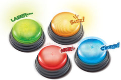 Learning Resources Light & Sound Buzzer jeux éducatifs à partir de 3 ans Jouet de questions pour enfants avec 4 sons différents pour les soirées de jeux et les salles de classe Jouets Bebe Naty Shop