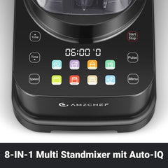 Blender AMZCHEF, 8 meniuri inteligente și 10 viteze, ecran tactil LCD Bucatarie Naty Shop