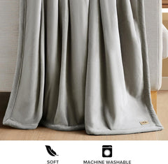 UGG 01465 Bliss Sherpa Couverture entièrement réversible pour canapé ou lit Lavable en machine Facile d'entretien Couverture de luxe surdimensionnée en peluche douce 178 x 127 cm Seal Naty Shop Couettes et couettes