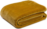 Gözze - Pătură confortabilă Premium Cashmere-Feeling, 500 G/M², 180 X 220 Cm - muștar Paturi si Cuverturi Besuche den Gözze-Store Muștar 180 X 220 Cm