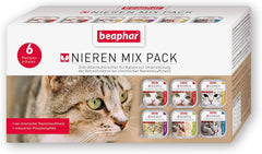 BEAPHAR – Nierendiät Mix Pack – Diätalleinfuttermittel Für Katzen Mit Chronischer Niereninsuffzienz – Zur Unterstützung Der Renenfunktion – 6X 100 g