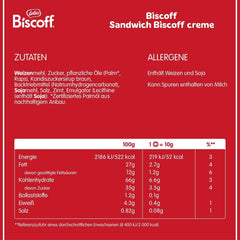Biscoff Lotus | Biscuits sandwich jumeaux fourrés à la crème de biscoff | 15 biscuits sandwich par paquet | Uniquement des ingrédients naturels | Végétaliens | Sans colorants ni arômes ajoutés | 9x150g | 1,35kg