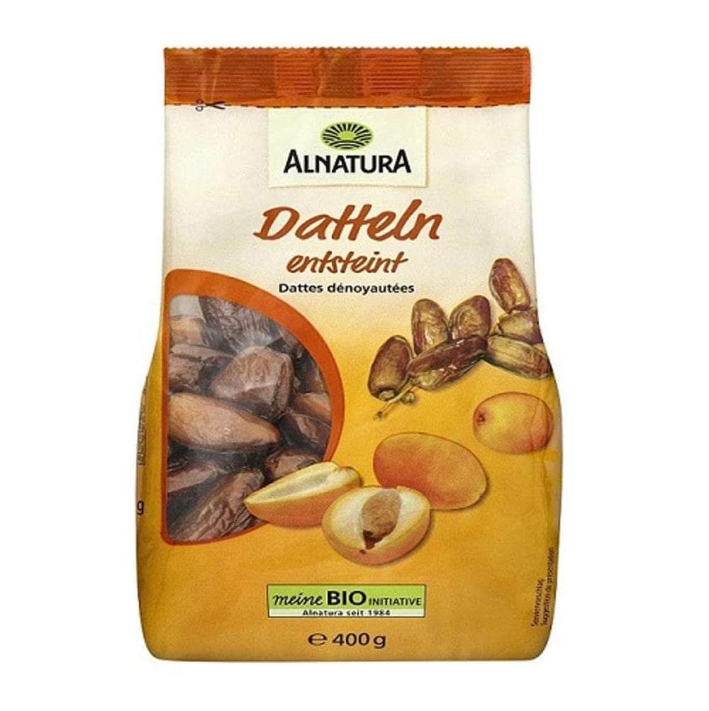 Dattes sans pépins, sachet de 400 grammes produits déshydratés Naty Shop