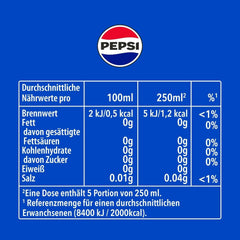 Pepsi Cola, Original, set 6 x 1,25 litres Boissons sans alcool Naty Shop
