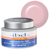Gel dur IBD – Gel de construction LED/UV Rose II, 1 paquet (1 x 56 g) – Fabriqué aux États-Unis – Construction des ongles à la maison – Pas de rendez-vous ni de salons de manucure bruyants