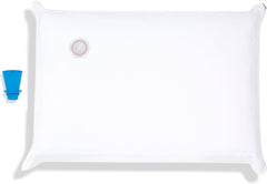 Mediflow The Original 5008 Coussin d'eau avec mousse Visco 50 x 70 cm, blanc, simple, 1 pièce (1 paquet) Naty Shop Oreillers standard