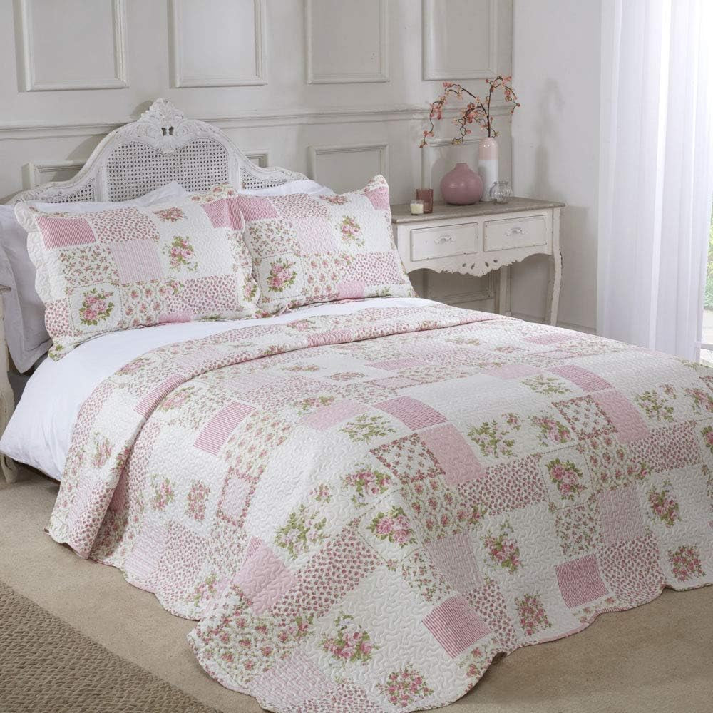 Emma Barclay 100% Polyester Cotswold housse de couette lit simple Rose Lits et couettes Emma Barclay Rose lit simple