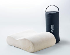 Pernă de călătorie TEMPUR Original, pernă de lux cu spumă cu memorie pentru susținerea gâtului, husă detașabilă și lavabilă (25 x 31 x 10/7 cm)