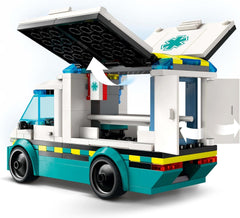 LEGO City Ambulance - jouet avec 2 figurines (skateur et pilote) - jouet éducatif pour garçons et filles à partir de 5 ans - idées cadeaux d'anniversaire et de vacances 60451 Jeux de construction Besuche den LEGO-Store