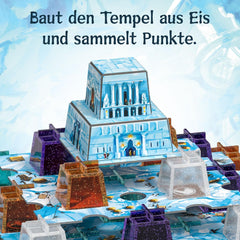 KOSMOS 683801 Nunatak - Temple de glace, jeu familial, configuration 3D cool, pièces de jeu de glace 3D, jeu de stratégie, jeu de société, jeu de fête