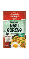 Jardin de bambous - Nasi Goreng Würzmischung | Zum Würzen von Asiatiqueschen Reisgerichten | Pour 4 portions | Vegan, sans Zusatzstoffe, sans Hefeextrakte, sans Aromen | 25 g en sachet