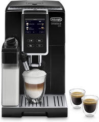 De'Longhi Dinamica Plus ECAM 370.70.B Machine à expresso entièrement automatique avec système de lait LatteCrema, cappuccino et expresso, écran tactile couleur TFT 3,5 pouces et contrôle par application, fonction café, noir