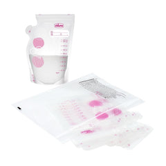 Sac de lapte Chicco cu 30 de bucăți, Rezistent la scurgeri, 250 ml Accesorii Hrana si Alaptare Bebe Naty Shop