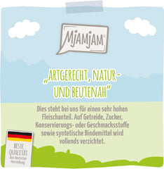 MjAMjAM - Nourriture humide de qualité supérieure pour chat - Delicious Mix Pack III Repas pour votre chat Pack de 6 (6 x 200 g) sans céréales avec de la viande supplémentaire