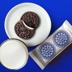 OREO Original - Biscuits croquants au cacao et délicieuse garniture à la crème au goût de vanille - 32 x 44g