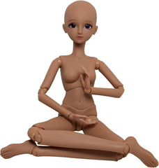 1/3 BJD poupée noir peau brune corps de poupée 60 cm 24 pouces rotule SD poupées articulations mobiles PVC bricolage (Alexia)