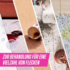 Poudre nettoyante pour tapis et tissus d'ameublement Vanish Oxi Action - 1 X 820 G - Nettoie de grandes surfaces de tapis et tissus d'ameublement contre la saleté, les odeurs et la poussière Détergents à lessive Naty Shop