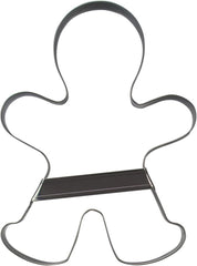 Städter 041332 Formă de biscuiți Omuleț de turtă dulce, oțel inoxidabil, argintiu, 20,5 cm