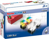 fischertechnik LED Set 533877 – Ensemble intégré avec 2 LED arc-en-ciel et 2 LED blanches, pour un effet de lumière intense