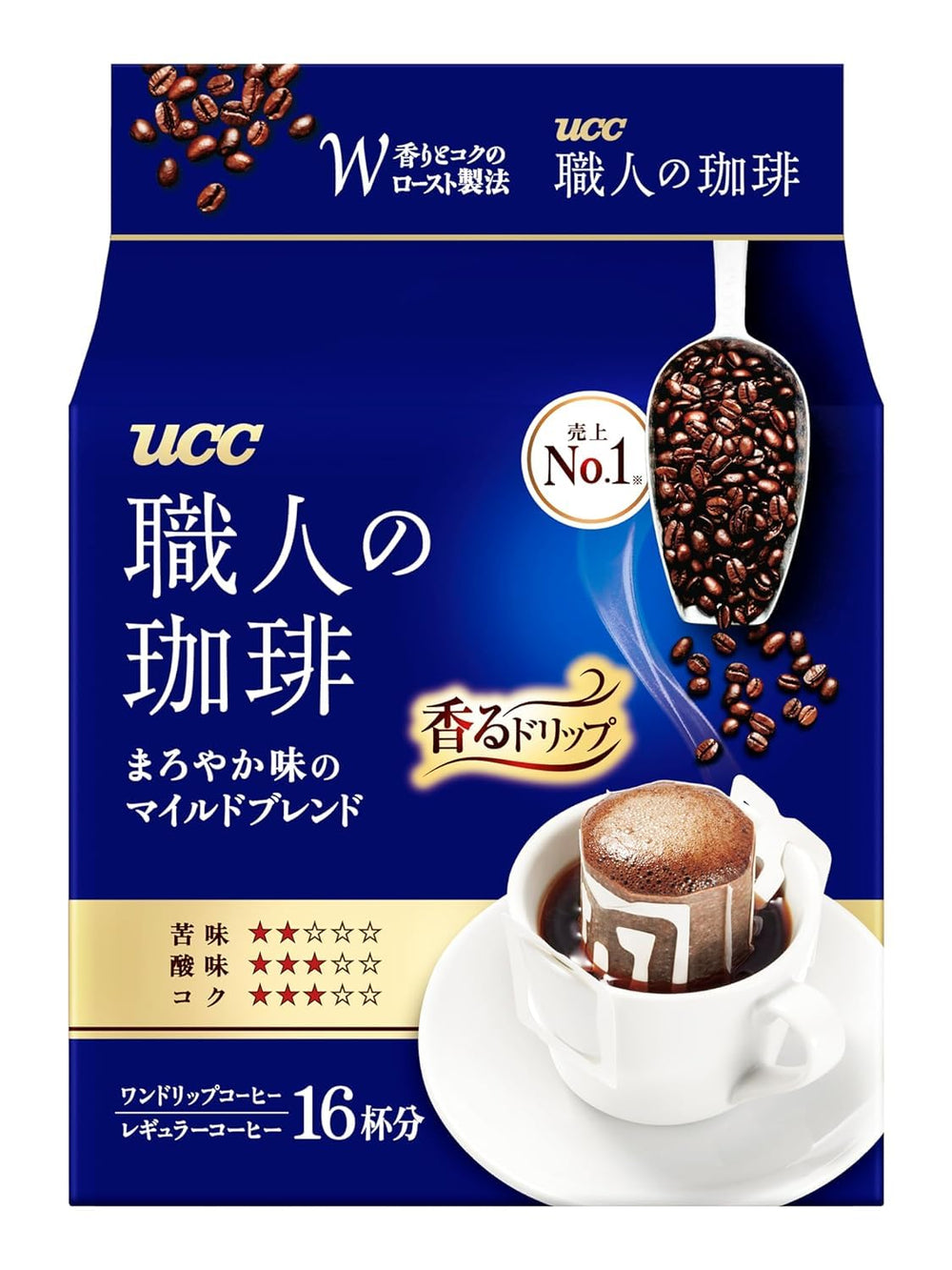 Café artisanal du Japon, café filtre à usage unique, mélange léger du Brésil et du Vietnam, 16 sachets.
