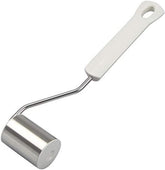 Dr. Oetker Moule à gâteau classique 22 cm, moule d'angle avec côté fonctionnel en acier inoxydable, rouleau à pâtisserie de haute qualité avec propriétés antiadhésives (couleur : argent/blanc), quantité : 1 pièce, 22 x 5 x 3,5 cm.