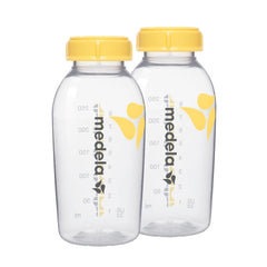 Biberons Medela pour conserver le lait maternel | Sans BPA | Pack de 2 × 250 ml Aliments pour bébé et accessoires d'allaitement Naty Shop