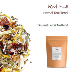 Amestec de ceaiuri din fructe și plante organice - Ceai din plante 100% natural, cu gustul intens al fructelor roșii - Ceai din fructe Ceai din fructe organice Ceai din fructe vrac Ceai din fructe vrac Ceai din fructe de iarnă