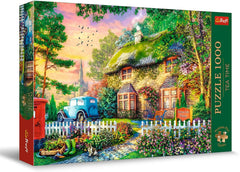 Trefl Premium plus Quality - Puzzle Tea Time : Maisons Stoney Lane - 1000 pièces, Série d'images peintes nostalgiques, Assortiment idéal de pièces, Pour adultes et enfants à partir de 12 ans Puzzle Naty Shop Titre par défaut