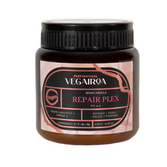 VEGAIROA - Repair Plex Mask - Masque Réparateur Extrême - Hydratant et Nourrissant - Sans Frisottis - Pour Cheveux Traités Chimiquement - Produit de Coiffure Professionnel Vegan - 300g Naty Shop Hair Mask Default Title