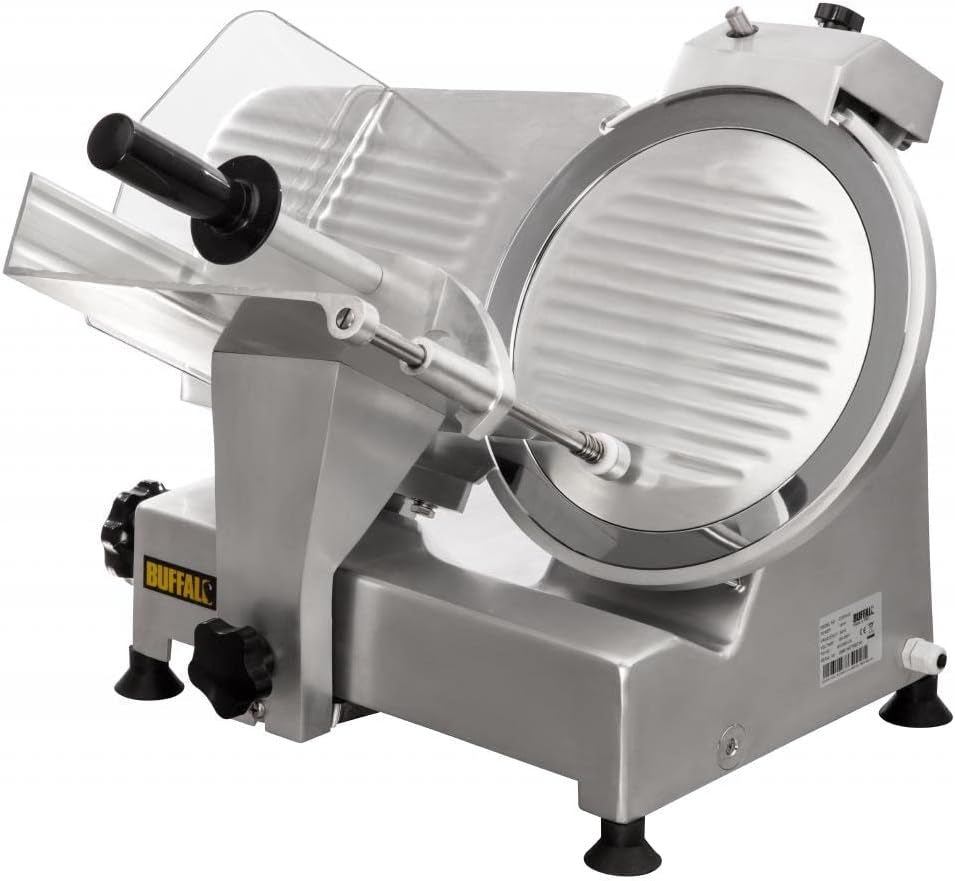 Trancheuse à viande électrique 300 mm Déchiqueteuses et trancheuses Naty Shop 585(H) X 500(L) X 450(P) mm