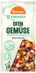Ostmann Gewürze x Chefkoch - Ofengemüse Gewürzzubereitung | Abgestimmt auf 4 Portions | Y compris Schritt-für-Schritt-Rezept et Mengenangaben | 14 g en sachet
