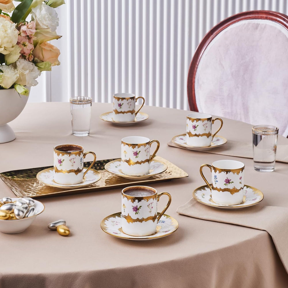 Café Karaca Bidter pour 6 personnes, multicolore