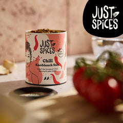 Just Spices Chili Ail Sel I Gewürzmix, der zu allen Gerichten schmeckt I Gewürzdose, 55 g