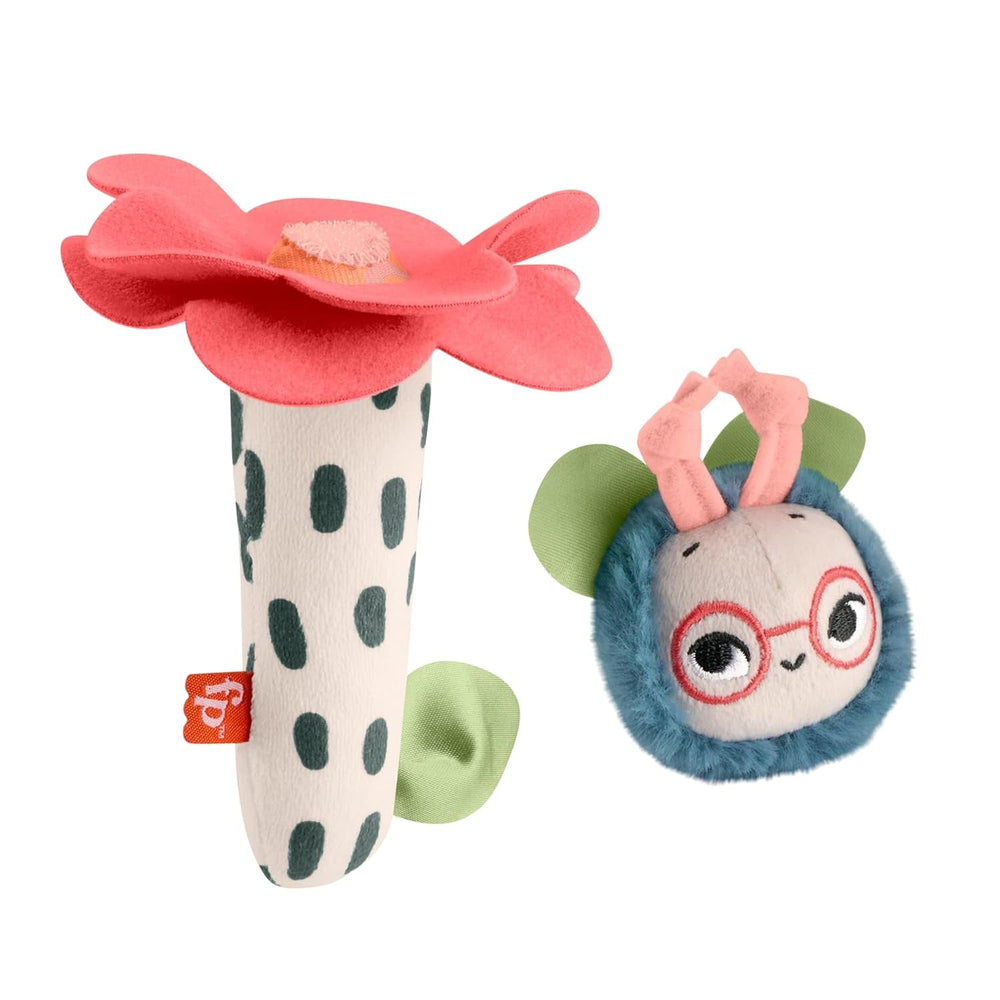 Jouet pour bébé Fisher-Price Planet Friends Jouet sensoriel 2 en 1 en peluche cloche et abeille en ensemble de deux pièces pour les nouveau-nés à 3 mois, HYR56 Baby Toys Naty Shop Titre par défaut