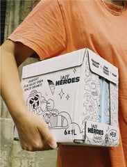 Lazy Heroes Hafer Vegetarische Haverdrank Glutenvrij met Vitamine D