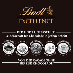 Lindt Excellence Zoet Gezouten Hout - Reep van pure chocolade 100 g - Intense cacaosmaak