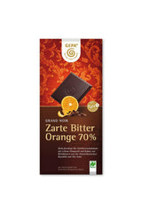 Grand Noir Delicate Bittere Sinaasappel Biologische 70 Procent Cacao - Zachte sinaasappelsmaak