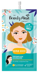 The Beauty Mask Company Repair Boost Hair Mask 30 ml, soin en profondeur pour cheveux cassants et abîmés (1 sachet) Masque capillaire Naty Shop Titre par défaut