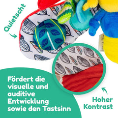 Lamaze Jouet Bébé "Freddie la Luciole" Clip & Go, Jouet de Haute Qualité pour les Tout-Petits, Pendentif Grip pour Renforcer la Relation Parent-Enfant, Dès 0 Mois, Plusieurs Couleurs Bebe Toys Naty Shop