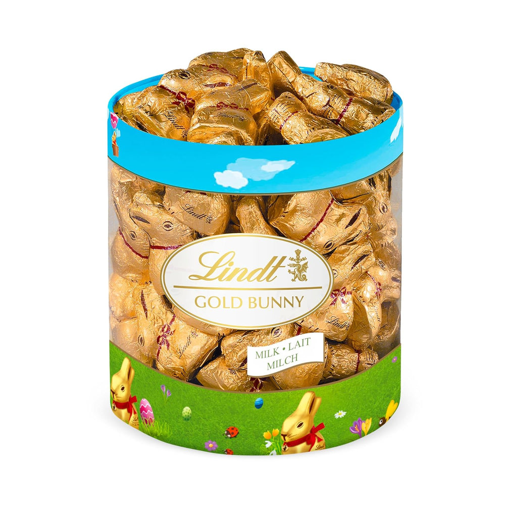 Lindt Mini Lapins Dorés Chocolat | Sachet 700g | 70 x 10 g de mini lapins dorés | Chocolat au lait dans un sachet | Chocolat de Pâques | Cadeau chocolat | Lapins en chocolat | Lapin de Pâques