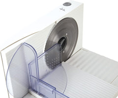 JECF0300 Trancheuse Électrique Compacte, Lame Inox Amovible, Diamètre 170 mm, Contrôle d'épaisseur 0 à 15 mm, 150 W Naty Shop Râpes et Trancheuses